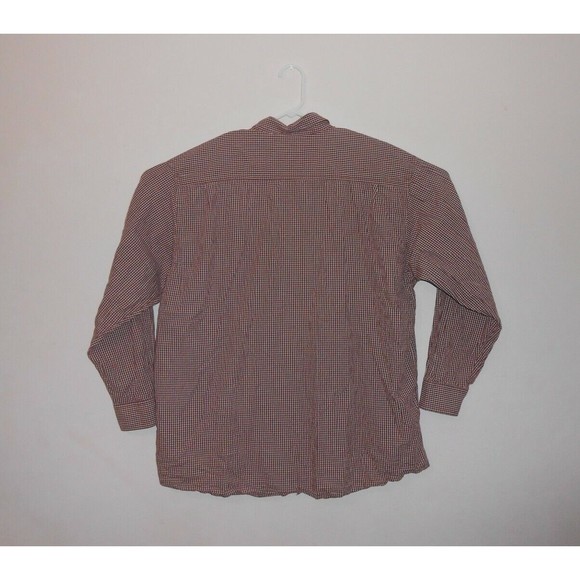 Columbia Men's 2XL Long Sleeve Shirt Button Up Checkered‎ White Brown Gift - Picture 4 of 5